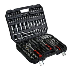 Tool Set - Socket and Ratchet Wrench Toolbox, 171pcs Tool Box, Universal Home Car Repair Tool Set for Men and, Perfect for Homeowners, DIY Enthus
